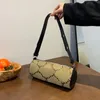 2023 frauen Umhängetasche Neue Zylinder Tasche Retro Mode Schulter Zylindrischen Eimer Taschen Unterarm Paket CSD2310113