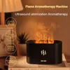 Essential Oils Diffusers Perfume Humidifier Ultrasonic Air With LED Lighting Simulation Colorful Flame Fragrance Machine 231011