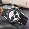 Omeg Wrist Watches for Men 2023 Mens Watches Six needles All dials work Quartz Wastch Europe Top Luxury Brand Chronograph Clock Rubber Strap Fashion Holiday gift one