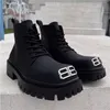 Square Toe Men Ankle Boots Fashion Man High Boot Black Male Black Designer Boot