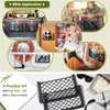 Car Organizer 1PCS 31x21CM Universal Storage Bag Auto Paste Net Pocket Phone Holder Mesh For Wallet Keys