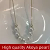 Pendanthalsband Nymph Real Natural Akoya Pearl Necklace Fine Jewelry Choler for Women Round Brand Party Gifts X2661 231010