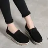 Dress Shoes Spring Women Flats Woman Platform Slip On Sneaker Suede Ladies Tenis Loafers Moccasins Casual 231010