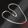 2020 NY 5MM Fashion Chain 925 Sterling Silver Necklace Pendant Men smycken Hela sidan Halsband3292