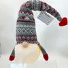 Kerstversiering Kerstversiering suède doek cartoon schattige Kerstman zich op zijn gemak voelen indoor feestvakantie decoratie geschenken vol vakantiesfeer