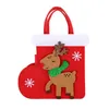 Dekoracje świąteczne pończochy wielokrotnego użytku świąteczne Święta Szkolna torba na prezent poczuj torebkę domowy cukier