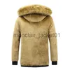 Parkas masculinas para baixo 2023 novos homens inverno parka velo forrado grosso quente com capuz gola de pele casaco masculino tamanho 5xl jaqueta de pelúcia outono trabalho outwearing preto j231011