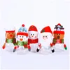 Decorações de Natal 17 8Cristmas Candy Jar Bottle Snowman Bag Santa Bag Sweet Caixas Crianças Crianças Presentes Ano 2023 Navidad