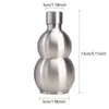 Hip Flasks Stainless Steel Flask Set 8oz Gourd Shape For Alcohol Portable Outdoor Travel On Foot Wine Pot Bottle Have Holster