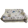 Koce Aggcual Nowoczesne proste sofa koc do nordyckiego kwiatu i ptaków dzianin rzut łóżka łóżko zimowy xt11 231011