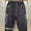 Calças masculinas ao ar livre jogger sweatpants multi zip carga calças moda solta de alta qualidade marca roupas masculinas j231011