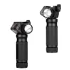 Flashlight Torch Tactical Led Gun Light Quick Detachable Vertical Grip with Integrated Red Laser Hunting Light Aluminum