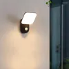 Vägglampa inomhus utomhus vattentät pir rörelse sensor trappa sovrum lampor 12w led ljus trädgård korridor balkong verandljus