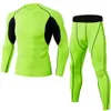 Trainingspakken voor heren Compressie-t-shirtbroeken Sportpakken Hardloopset Sneldrogend Sportkleding Training Gym Fitness Trainingspakken S-3XL 231011