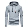 Sweats à capuche pour hommes Sweats à capuche printemps automne hommes à capuche creux Plaid matelassé coton à capuche tissu pull à capuche sweat à capuche 231011