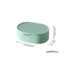 Party Favor Portable Travel Soap Box Case Dish Container Savers Holder Dishes Waterproof Leakproof Shower Bathroom 238Q Home Garden Fe Dhsb8