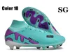 Presentväska Mens High Ankle Football Boots Ronaldo Cr7 Superflys IX 9 Elite XXV SG TNS Cleats Mbappe Neymar Acc Zooms Soccer Shoes Tops Outdoor Trainers Botas de Futbol