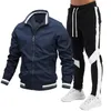 Survêtements pour hommes Street Running Sports Veste Teen Couture Impression Pantalon de survêtement Costume Logo personnalisable