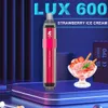 Cigarette électronique Savage Max Cup 600 Puff Vapers Puffs Bar avec kit de stylo 400 mah Fraise Banane