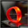 Jewelry Charm Bracelets Jewelry Drop Delivery 2021 Activated Sound Control Led Flashing Bracelet Light Up Bangle Wristband C Dhda9