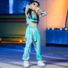 Palco desgaste roupas crianças rua dança outfits hip hop tendência roupas meninas passarela mostrar trajes crianças jazz