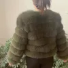 Femmes fourrure fausse vraie manteau veste d'hiver femmes naturel grande laine manteau de fourrure rue chaud à manches longues détachable gilet 231010