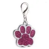 Dog Tag Cat Tags Engraved Puppy Pet ID Name Collar Pendant Accessories Glitter