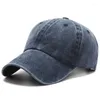 Ball Caps Vintage Katoen Gewassen Honkbal Ongestructureerde Papa Hoed Laag Profiel Effen Klassieke Retro Trucker Unisex Sport