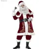 Theme Costume M-6XL Christmas Comes for Couples Santa Claus Comes Cos Christmas Clothing Dress Women SetL231010