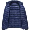 남자 다운 파카스 남자 겨울 더 복어 재킷 울트라 라이트 90% 흰색 오리 다운 재킷 캐주얼 휴대용 겨울 코트 4xl 5xl 6xl 231010