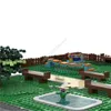 Transformação brinquedos robôs 1158pcs personalizado moc modular minifig escala parque street view modelo blocos de construção tijolos crianças aniversário presente de natal 231010