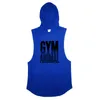 Regatas masculinas musculação com capuz top homens roupas de ginástica fitness sem mangas camiseta masculina algodão stringer singlets verão casual colete esportivo