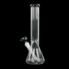 Narguilés Bong en verre Accessoires pour fumer 12 '' Hauteur Style clair Dab Rig Tuyaux d'eau Bongs Tabac avec bol Shisha