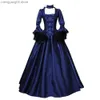 Tema Traje Halloween Venha Steampunk Vintage Mulheres Medieval Vestido Gótico Vampiro Carnaval Dress Up Party Disfraz Halloween Para Mujer T231011