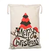 Christmas Decorations Drawstring Bag With Cartoon Colorful Patterns Festival Present Goody Accessory