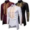 Men Fashion Africa Clothing Long Pullovers African Dress Clothes Hip Hop Robe Africaine Casual World Appar X0602310z
