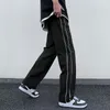 Pantalons pour hommes Polyester modèles d'été Y2K américain rétro sport pantalons de survêtement pantalons de travail ample jambe large vitalité jeune