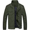 Mensjackor Spring och Autumn Casual Jacket Vertikal krage Arbeta Solid Color Shoulder Badge Flying Suit Thin Ytterplagg 231011