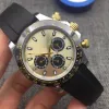 Diseñador de lujo Moda clásica Reloj mecánico automático Tamaño 41 mm Correa de reloj de goma Reloj de pulsera para hombres Función impermeable Puede ser usado por hombres y mujeres