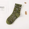 Women Socks 2023 Fashion Woman Print Corean Ladies Style 8 Colors Sexy Leopard Calcetines Funny