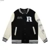 Designerskie kurtki Repretesent bombowca bawełna mężczyźni wiatrower varsity baseball liter patchwork skóra haft streetwear unisex płaszcze damskie męskie kurtka kurtka