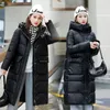 Trenchs de femmes manteaux en coton rembourré veste femme 2023 style occidental longue marée manteau d'hiver vêtements pain