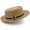 Geniş Memlu Şapkalar Daha Büyük Boyu US 7 1 2 İngiltere XL Erkek Kadın Klasik Saman Domuz Pastası Fedora Sunhats Trilby Caps Yaz Boater Beach Travel174r