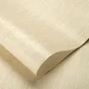 Carta da parati Carta da parati in paglia di lino tinta unita vintage in tinta unita Sala studio del tè Camera da letto cinese giapponese per vivere
