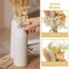 Decorative Figurines 6 Pcs Small Flowers Crafts Decor DIY Dried Mini Bouquet Stems Supplies Gift Box Table Decoration