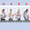 S Slings Mochilas 0-48M Ergonômico Baby Baby Almofada Front Sitting Kangaroo Baby Wrap Sling para Bebê Viagem Multifuncional Infantil 231010