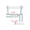 Party Favor Vêtements Cintre Racks Mti-Port Support Cercle Séchage Mtifonction Écharpe En Plastique Cintres Support De Rangement 236Q Maison Jardin Festiv Dhr93