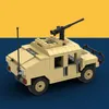 Игрушки-трансформеры Роботы Военная машина США M1025 HUMVEE Вооружение SWAT Современная военная транспортная минифигурка Строительные блоки Кирпичные игрушки для детей 231010