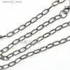 Other Fashion Accessories Big Gunmetal Crystal Halloween Girl Star Y2K Steel Jewelry Choker Gothic Necklace Chunky Chain Pendant Bold Stunning Statement Q231011