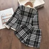 Ensembles de vêtements Bear Leader Girls Set Marque Fille Vêtements À Manches Longues Plaid Enfants Costume TopPant 2pcs Élégant Enfants Outfit 231010